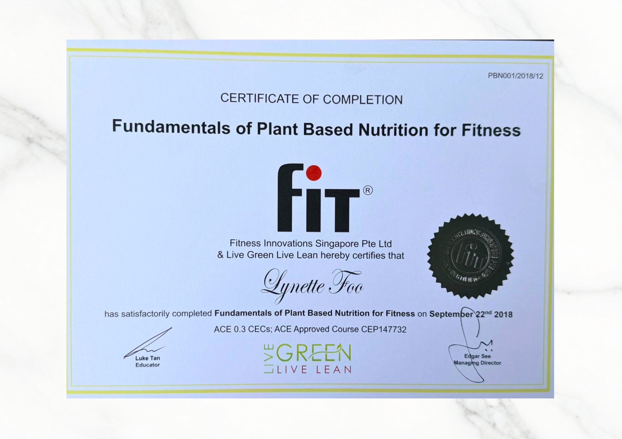 FIT - Plant Based Nutrition